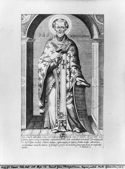 Saint John Chrysostome, 17th century by Mariette P.
